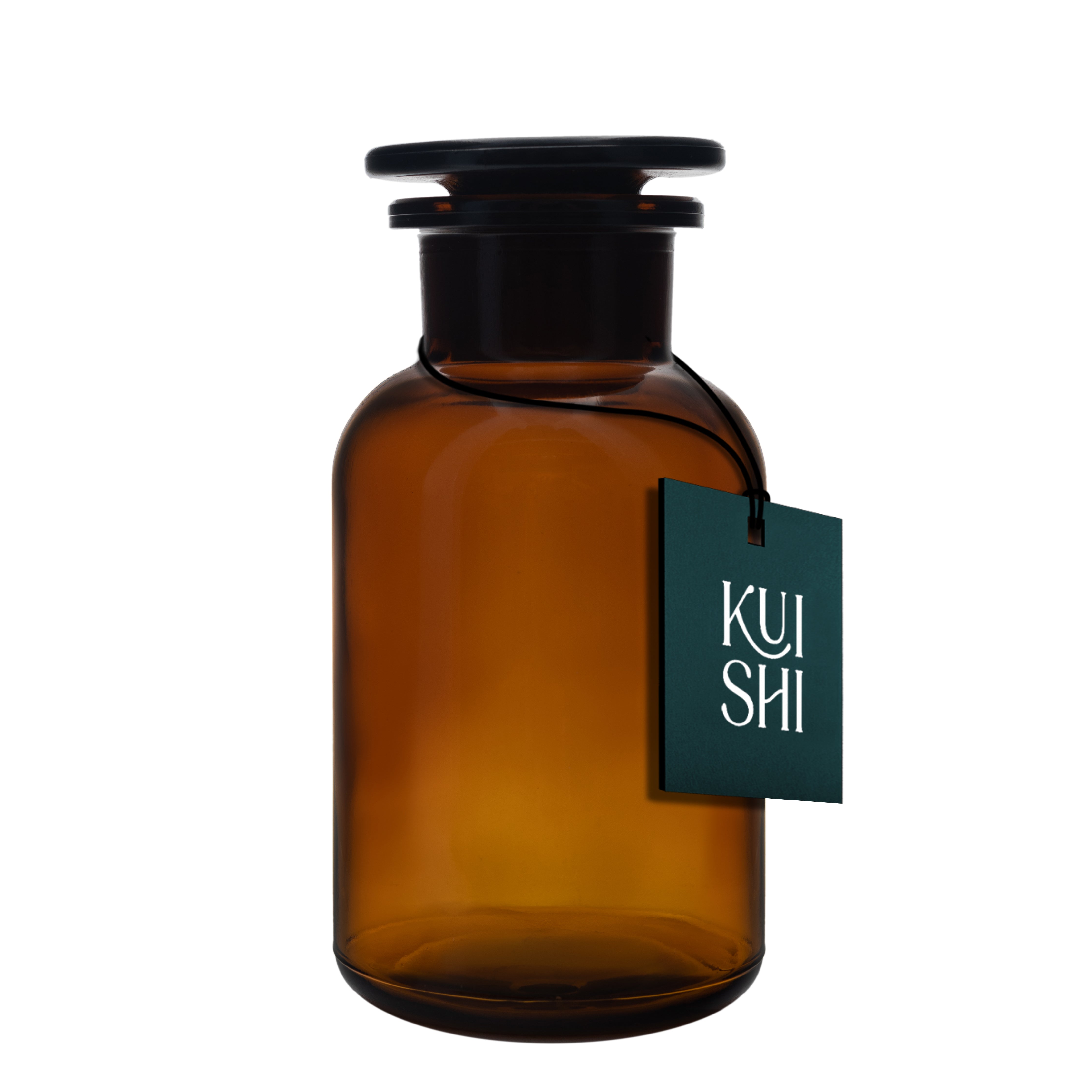 Amber Glass Apothecary Jars product photo from Kuishi
